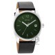 Titan Neo 1729SL07 Green Dial Leather Strap Quartz Men's Watch