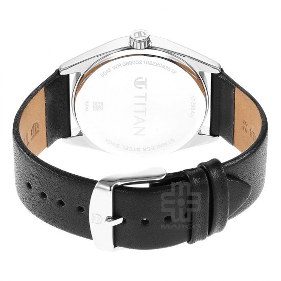 Titan Neo 1729SL07 Green Dial Leather Strap Quartz Men's Watch
