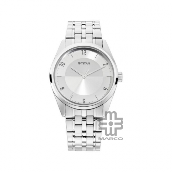 Titan Neo 1729SM06 Luminous Dial Metal Strap Quartz Men's Watch