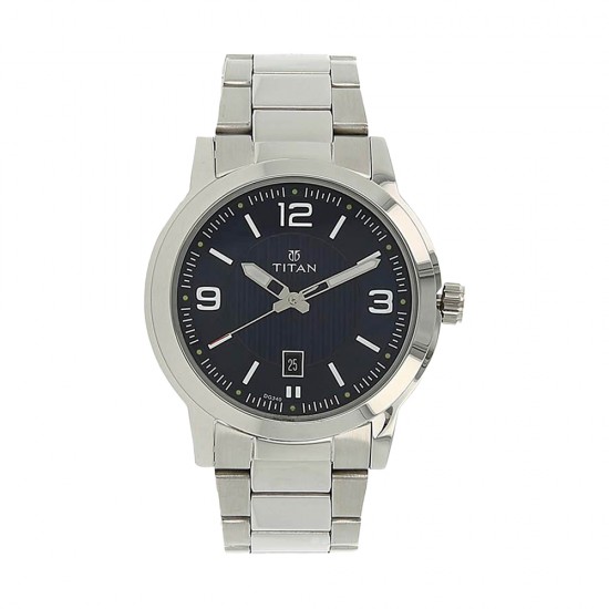 Titan Neo 1730SM03 Blue Dial Stainless Steel Strap Quartz Men's Watch Titan Neo 1730SM03 Blue Dial Stainless Steel Strap Quartz Men's Watch