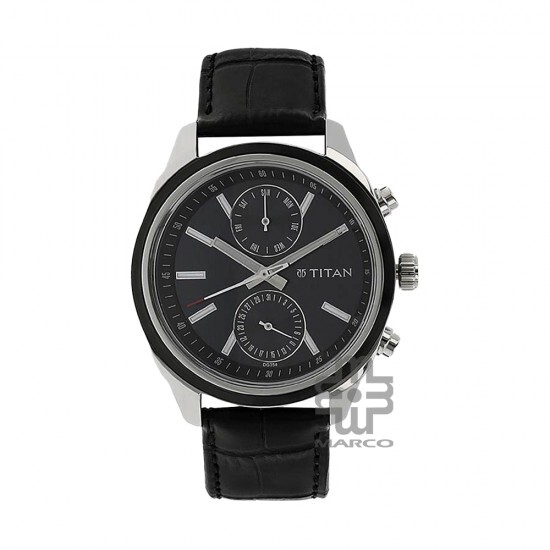 ハルナ Titan Neo 1733KL01 Multifunction Blue Dial Stainless Steel Strap