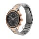 Titan Neo 1733KM03 Multifunction Black Dial Two Toned Stainless Steel Strap Quartz Men's Watch
