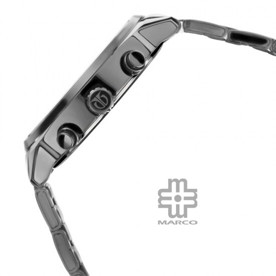 Titan Neo 1733NM01 Multifunction Mono Black Dial Stainless Steel Strap Quartz Men's Watch
