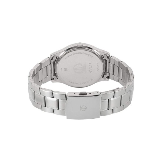 Titan Workwear 1767SM03 Brown Dial Stainless Steel Strap Quartz Men's Watch Titan Workwear 1767SM03 Brown Dial Stainless Steel Strap Quartz Men's Watch