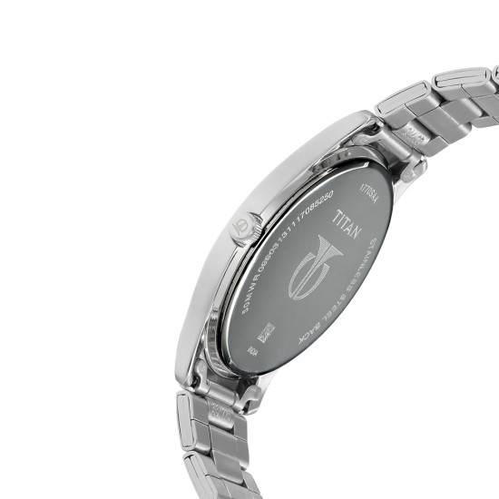 Titan Workwear 1770SM03 Blue Dial Stainless Steel Strap Men Watch