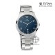 Titan Workwear 1770SM03 Blue Dial Stainless Steel Strap Men Watch