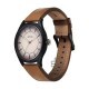 Titan Neo Basic 1802NL03 Biege Dial Leather Strap Quartz Men's Watch