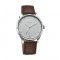 Titan Wrist Wit 1802SL13 Grey Dial Leather Strap Quartz Men Watch