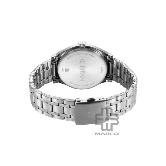 Titan Neo Wrist 1802SM10 Grey Dial Stainless Steel Strap Quartz Men's Watch