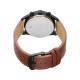 Titan Workwear 1805NL01 Black Dial Multifunction Leather Strap Quartz Men's Watch