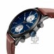 Titan Trendsetter 1805NL03 Midnight Blue Dial Leather Strap Quartz Men's Watch