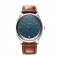 Titan Wrist Wit 1806SL12 Blue Dial Leather Strap Quartz Men Watch