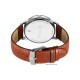 Titan Wrist Wit 1806SL12 Blue Dial Leather Strap Quartz Men Watch