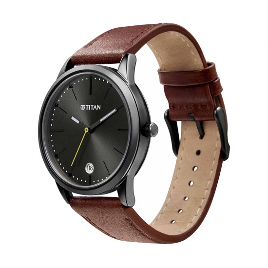Titan Neo 1806QL01 Leather Strap Quartz Men's Watch Titan Neo 1806QL01 Leather Strap Quartz Men's Watch