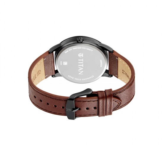 Titan Neo 1806QL01 Leather Strap Quartz Men's Watch Titan Neo 1806QL01 Leather Strap Quartz Men's Watch