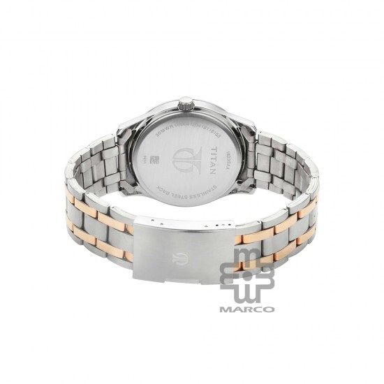 Titan Karishma 1823KM01 Silver Dial Stainless Steel Strap Quartz Men's Watch