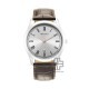 Titan Trendsetter 1823SL02 White Dial Leather Strap Quartz Men's Watch