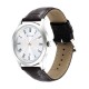 Titan Trendsetter 1823SL02 White Dial Leather Strap Quartz Men's Watch