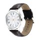 Titan Trendsetter 1823SL02 White Dial Leather Strap Quartz Men's Watch