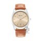 Titan Trendsetters 1823SL04 Light Rose Gold Dial Leather Strap Quartz Men's Watch