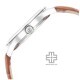 Titan Trendsetters 1823SL04 Light Rose Gold Dial Leather Strap Quartz Men's Watch