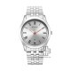 Titan Urban 1823SM05 Silver White Dial Metal Strap Quartz Men's Watch
