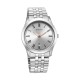 Titan Urban 1823SM05 Silver White Dial Metal Strap Quartz Men's Watch