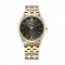 Titan Quartz 1824BM04 Black Dial Stainless Steel Strap Quartz Men's Watch