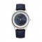 Titan Yan & Yang 1825SL04 Blue Dial Leather Strap Men Watch