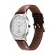 Titan Karishma 1825SL15 Silver Dial Leather Strap Quartz Men's Watch