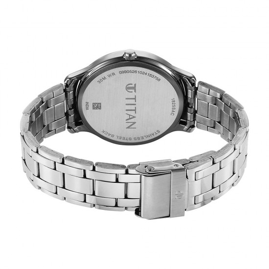 Titan Karishma 1825SM12 White Dial Stainless Steel Strap Men Watch Titan Karishma 1825SM12 White Dial Stainless Steel Strap Men Watch