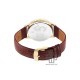 Titan Tet 1825YL07 Light Champagne Dial Leather Strap Men's Watch