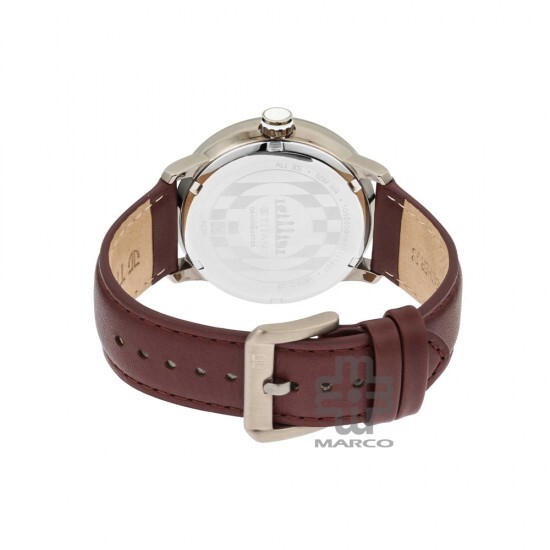 Titan Grandmaster 1828QL02 White Dial Leather Strap Men's Watch