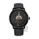 Titan Grandmaster 1828QL03 Black Dial Leather Strap Quartz Men's Watch
