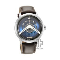 Titan Maritime 1828SL01 Blue Dial Leather Strap Quartz Men's Watch