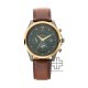 Titan Maritime 1830KL02 Green Dial Leather Strap Quartz Men's Watch
