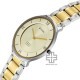 Titan Edge Gleam 1843BM01 Champagne Dial Stainless Steel Strap Men Watch