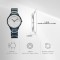 Titan Edge Metal 1843QM04 White Dial Stainless Steel Strap Men Watch