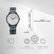 Titan Edge Metal 1843QM04 White Dial Stainless Steel Strap Men Watch