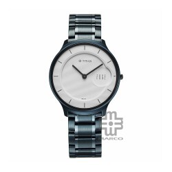 Titan Edge Murals 1843QM04 White Dial Stainless Steel Strap Men Watch