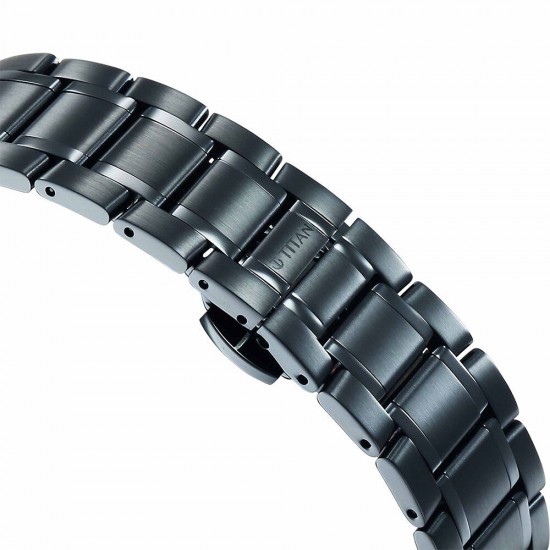 Titan Edge Murals 1843QM04 White Dial Stainless Steel Strap Men Watch