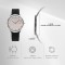 Titan Edge Baseline 1843SL02 Pink Dial Leather Strap Men Watch