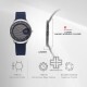 Titan Edge Murals 1843SL03 Blue Dial Leather Strap Men Watch