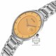 Titan Edge Murals 1843SM05 Yellow Dial Stainless Steel Strap Men Watch