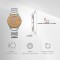 Titan Edge Murals 1843SM05 Yellow Dial Stainless Steel Strap Men Watch