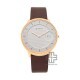 Titan Edge Baseline 1843WL01 White Dial Leather Strap Men Watch