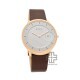 Titan Edge Baseline 1843WL01 White Dial Leather Strap Men Watch