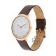 Titan Edge Baseline 1843WL01 White Dial Leather Strap Men Watch
