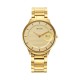 Titan Edge Gleam 1843YM02 Gold Dial Stainless Steel Strap Men Watch