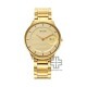 Titan Edge Gleam 1843YM02 Gold Dial Stainless Steel Strap Men Watch